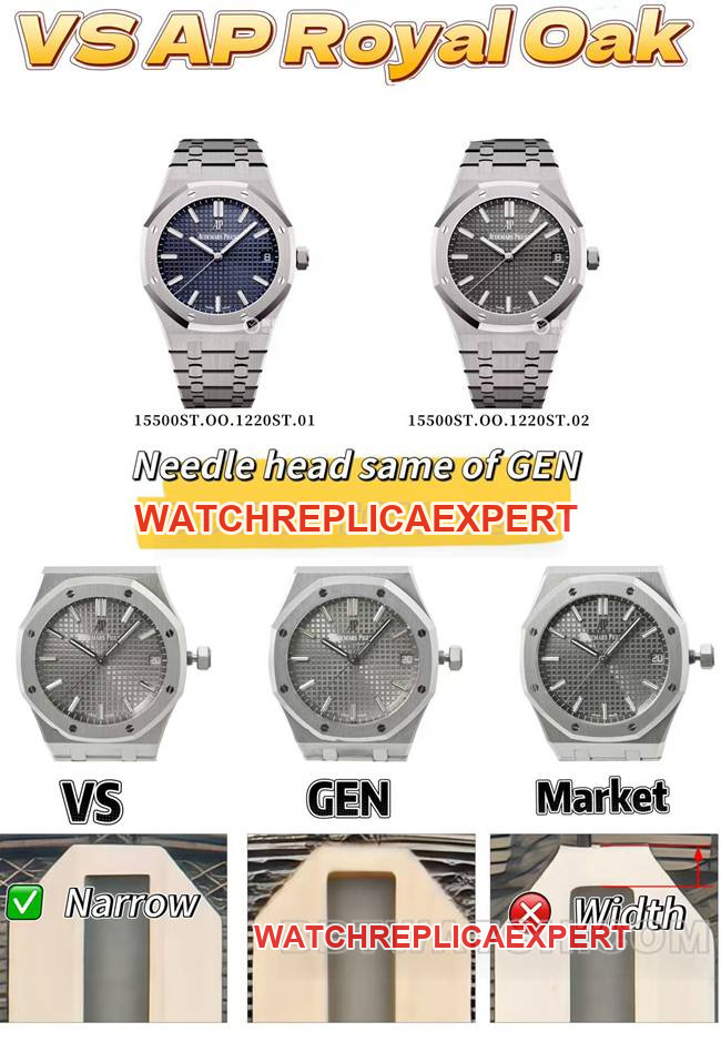 VS FactoryAudemars PiguetRoyal Oaktop-tier watch 15500 comparison Genuine review front live photo