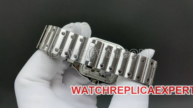 1:1replica watch CartierMLF factory Santos hollow disc mechanical braceletlive photos