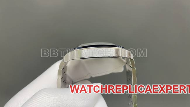 watch CartierMLF factory Santos blue hollow disc mechanical side live photo