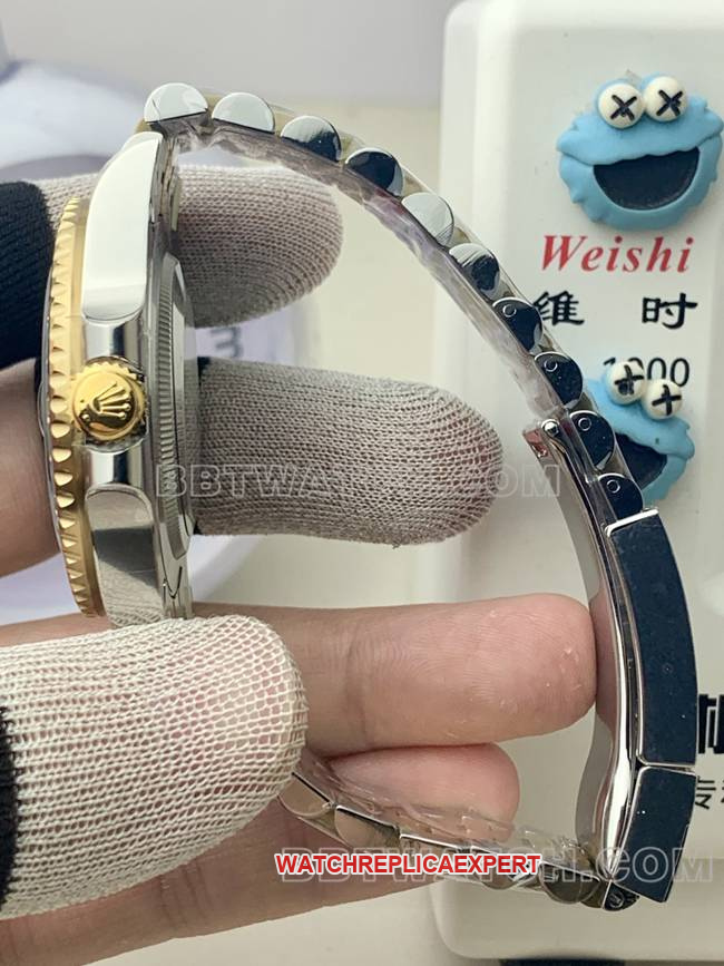 1:1replica watch GMT-MasterVS FactoryRolex gold preserved egg ring 3285 mechanical side live photo