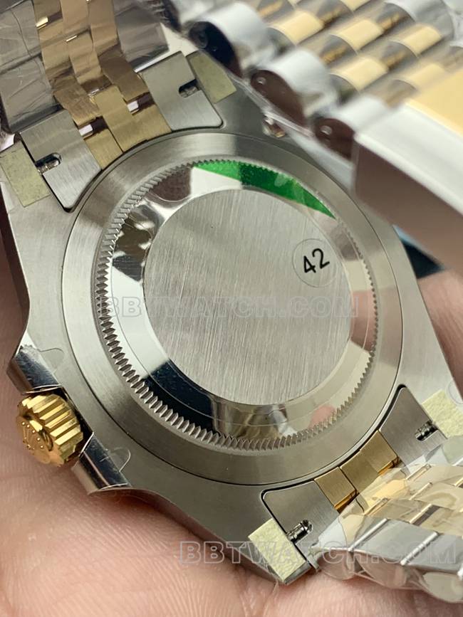 1:1replica watch GMT-MasterVS FactoryRolex gold preserved egg ring 3285 mechanical caseback live photo