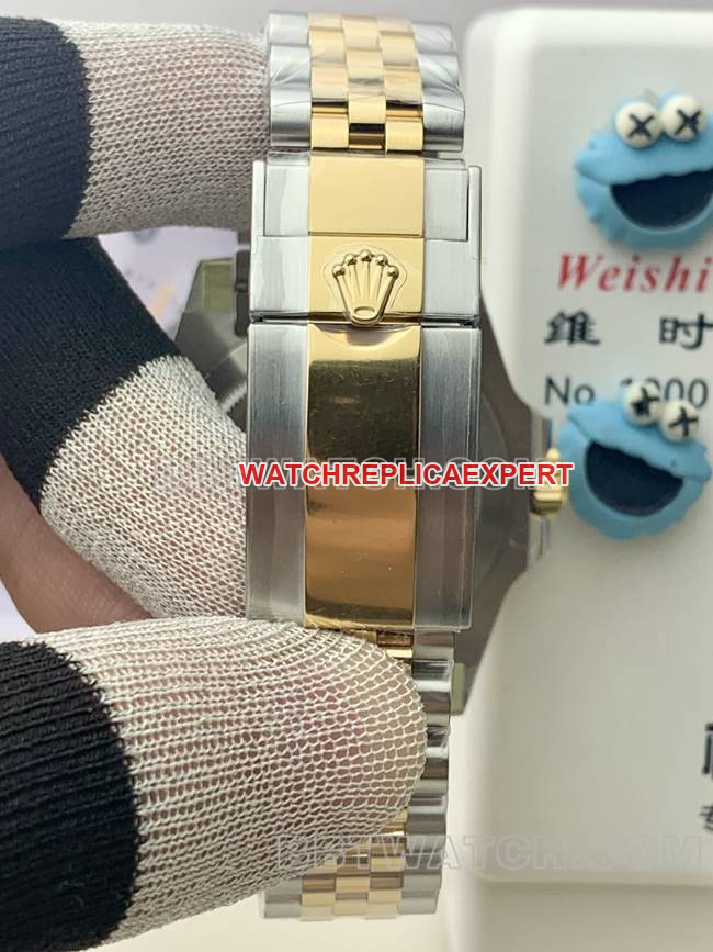 1:1replica watch GMT-MasterVS FactoryRolex gold preserved egg ring 3285 mechanical braceletlive photos
