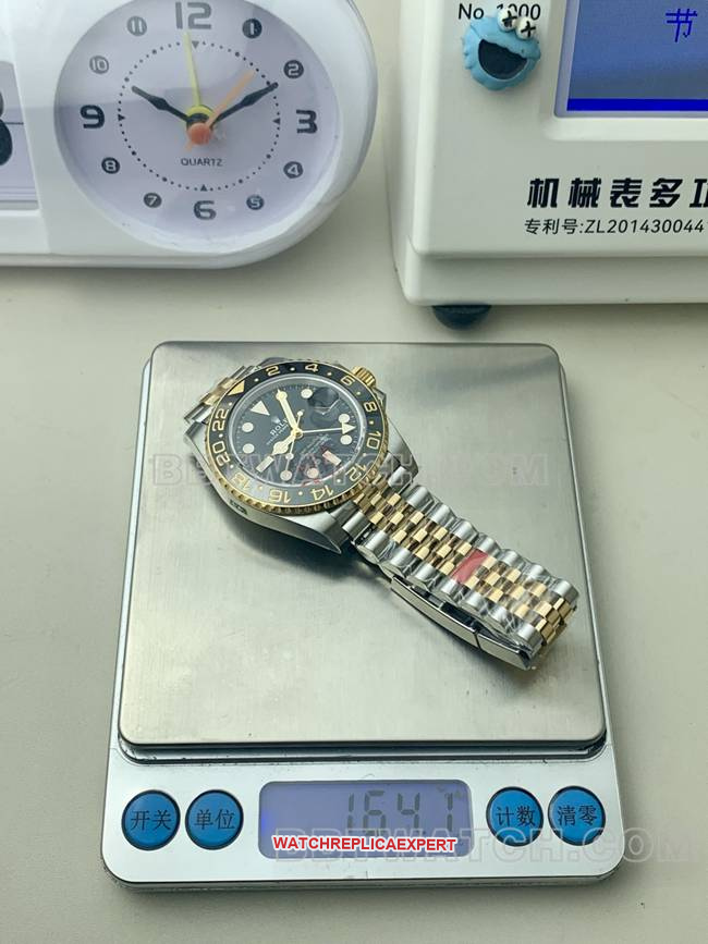1:1replica watch GMT-MasterVS FactoryRolex gold preserved egg ring 3285 mechanical front live photo