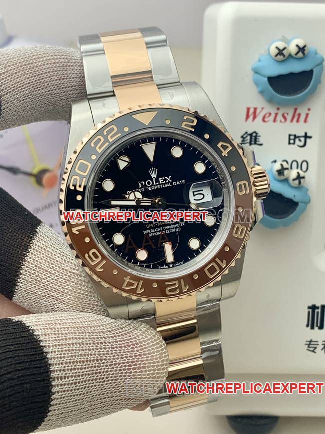 Watch GMT-MasterVS FactoryRolex Sarsaparilla Ring 3285 Mechanical front live photo