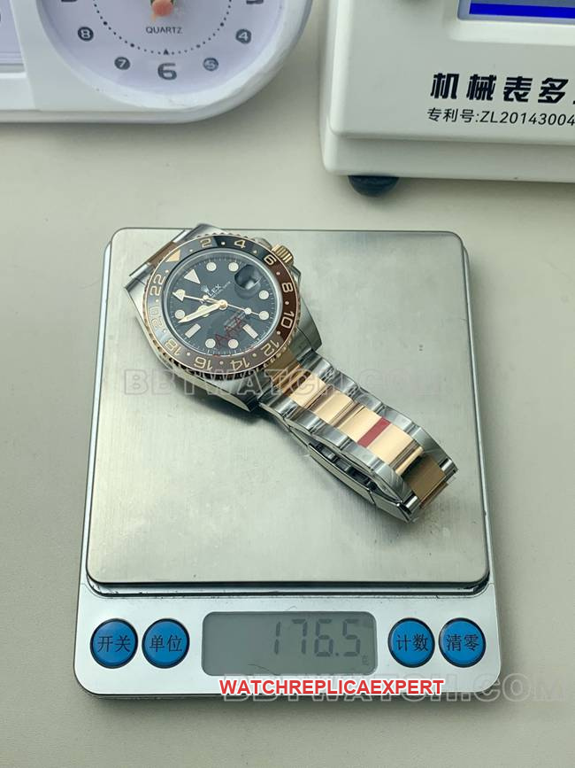 Watch GMT-MasterVS FactoryRolex Sarsaparilla Ring 3285 Mechanical front live photo
