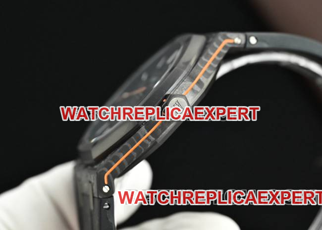 collectible watch Royal OakDiW factory Audemars Piguet carbon fiber orange needle 15500side live photo