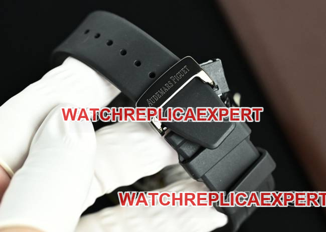 1:1replica watch Royal OakDiW factory Audemars Piguet carbon fiber yellow needle 15500braceletlive photos