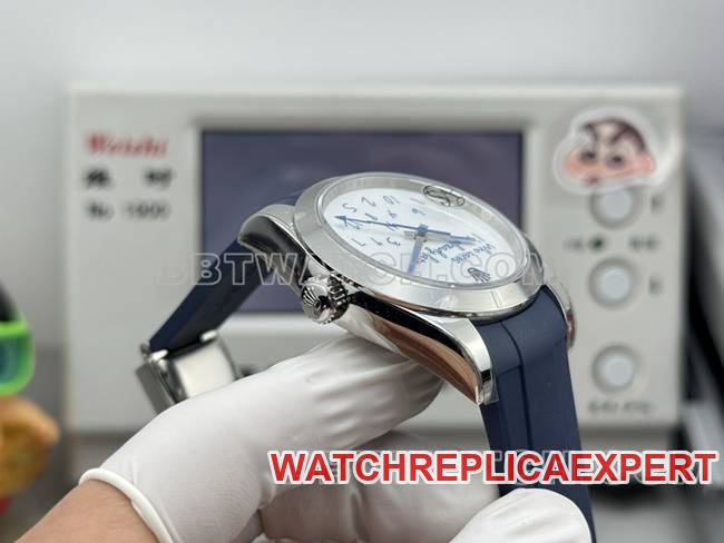 1:1replica watch magnetic type VS FactoryRolexwhite dial rubber type side live photo