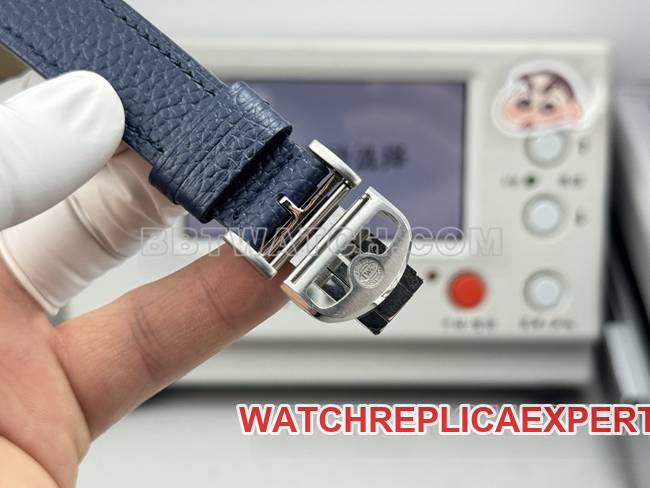 top-tier watch Portofino GR factory IWC blue dial blue leather strap model clasplive photos