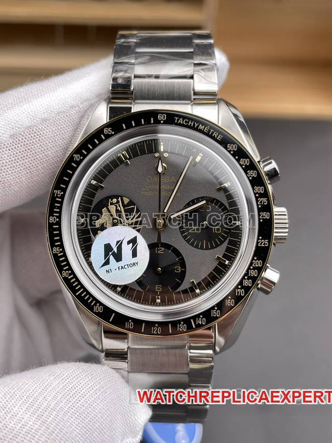 1:1replica watch Speedmaster N1 factory Omega moon watch Apollo 11 front live photo