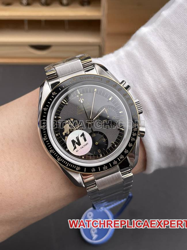 1:1replica watch Speedmaster N1 factory Omega moon watch Apollo 11 front live photo