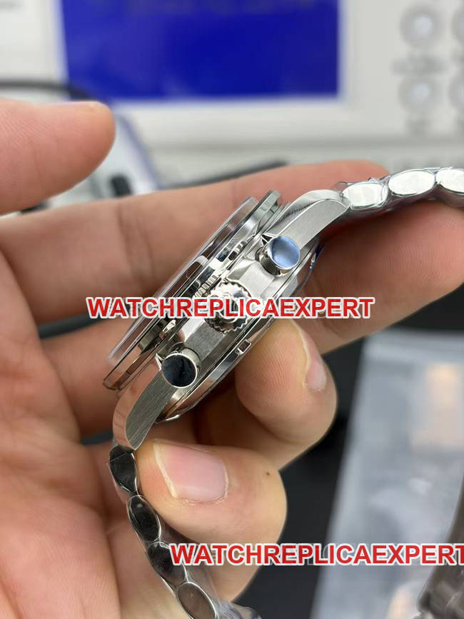 watch Speedmaster N1 factory Omegawhite dialsteel bracelet model side live photo
