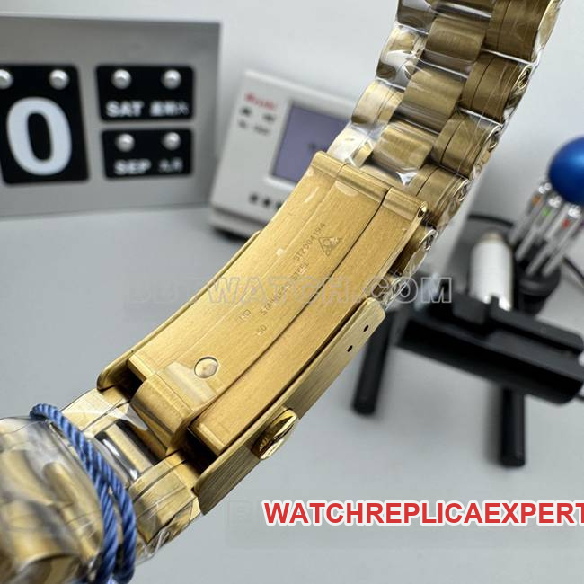 collectible watch Speedmaster N1 factory Omega gold plate yellow goldsteel bracelet bracelet live photos