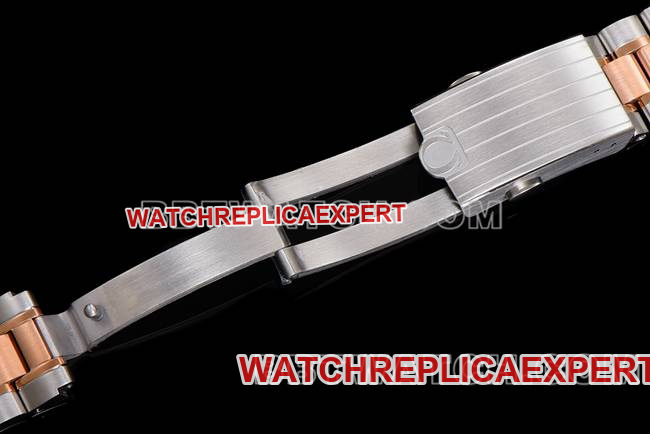 collectible watch Speedmaster N1 factory Omegarose gold interplate gold steel bracelet model clasplive photos