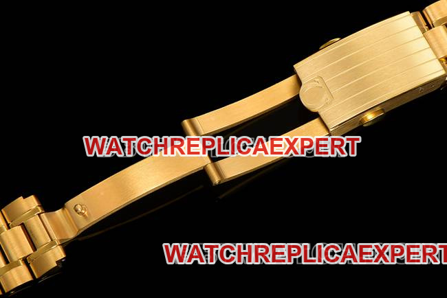 1:1replica watch N1 factory Speedmaster Omegagreen dialyellow goldsteel bracelet model clasplive photos