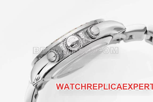 1:1replica watch DaytonaRX FactoryRolex rainbow diamond bezel diamond dial mechanical side live photo