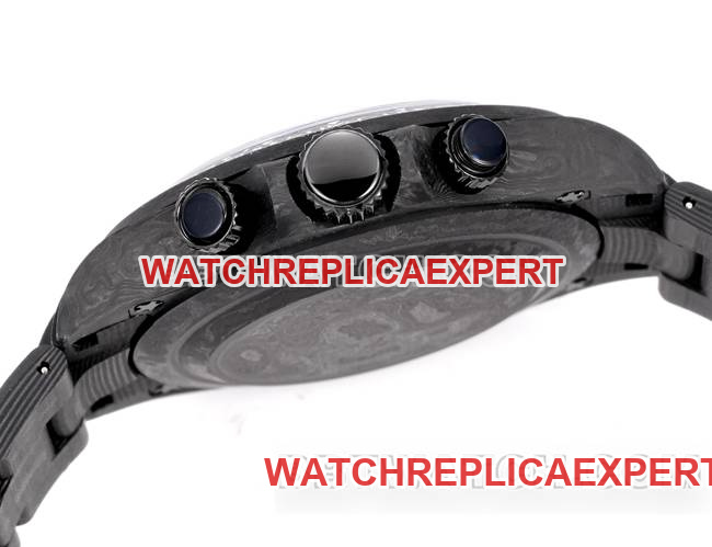 watch TWF factory Rolex Daytona carbon fiber modified custom red side live photo