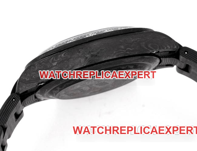 watch TWF factory Rolex Daytona carbon fiber modified custom red side live photo