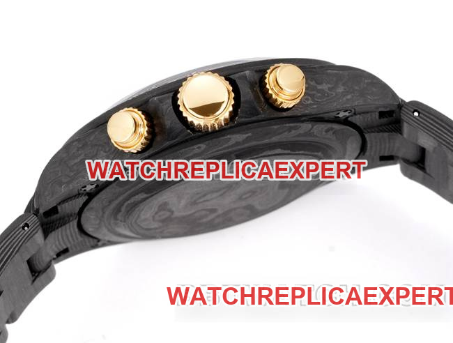 top-tier watch TWF factory Rolex Daytona carbon fiber modified custom red side live photo
