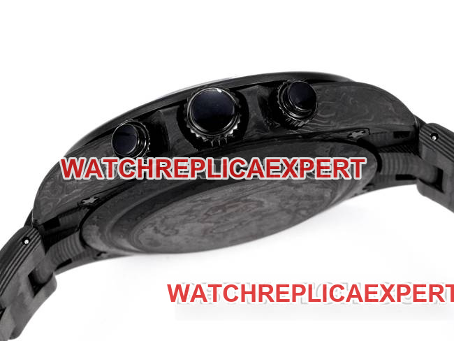 collectible watch TWF factory Rolex Daytona carbon fiber modified custom rainbow diamond bezelside live photo