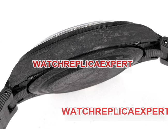 collectible watches Daytona TWF factory Rolex carbon fiber gold 4802 movement side actual photo