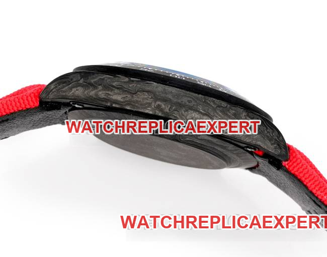 top-tier watch DaytonaTW factory Rolexblack dial red nylon braceletside live photo