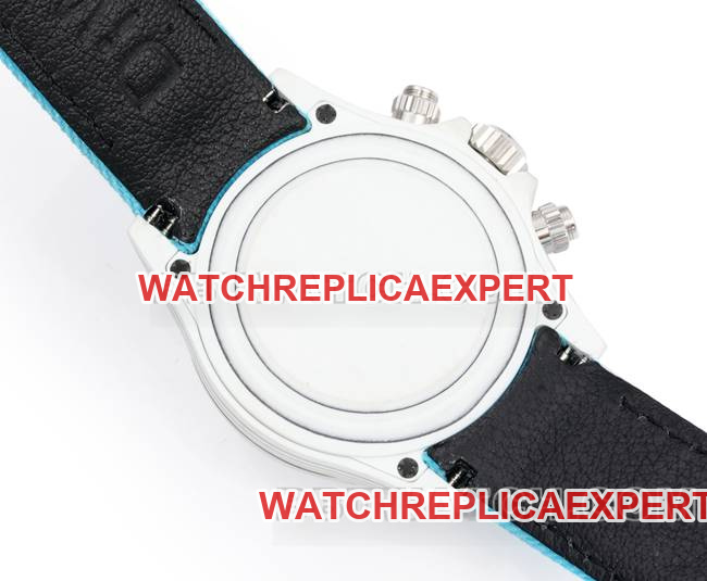 collectible watch DaytonaTW factory Rolex light blue dialdiamond bezel blue nylon braceletcaseback live photo