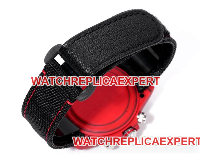 top-tier watch TW factory Rolex Daytonablack dial red shell black nylon braceletbraceletlive photos