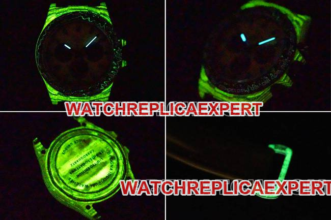 collectible watches TW factory Rolex Daytona yellow disk yellow case black nylon strap luminescent real picture