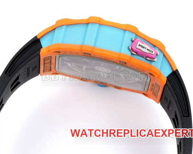collectible watches RM 35-03 Richard Mille Carbon Fiber Side Actual Pictures