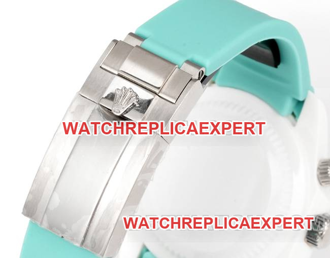 collectible watch TW factory DaytonaRolex white shell green rubber braceletbraceletlive photos