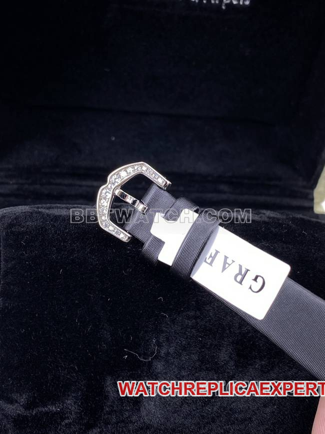 collectible watch Graf VCA factory sapphire crystaldiamond33mmquartz movementclasplive photos