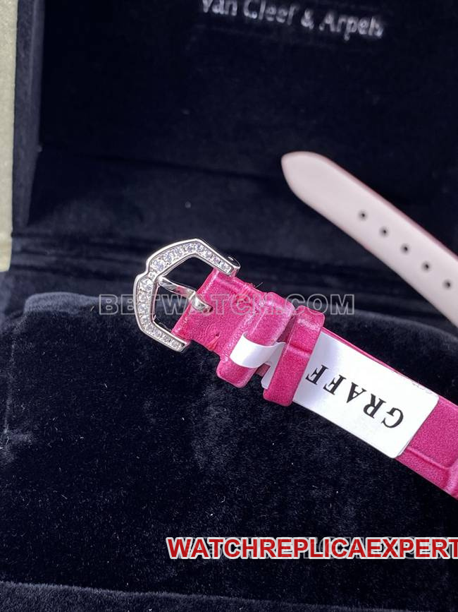 top-tier watch Graf VCA factory sapphire crystaldiamond33mmquartz movementclasplive photos