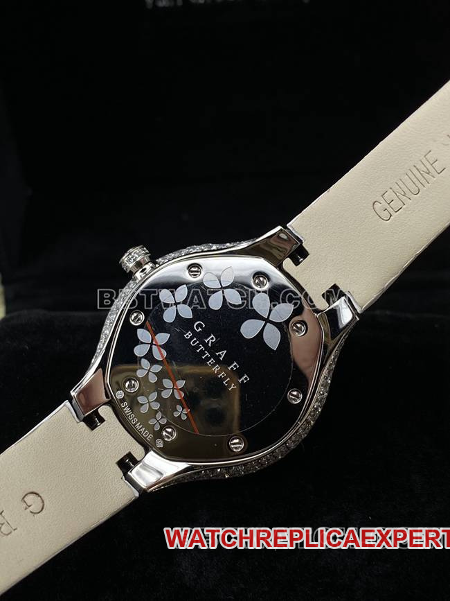 collectible watch Graf VCA factory sapphire crystaldiamond33mmquartz movementcaseback live photo