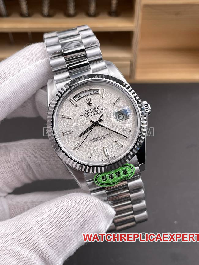 watch CBD factory RolexDay-Date3255 mechanical meteorite disc 40mmfront live photo