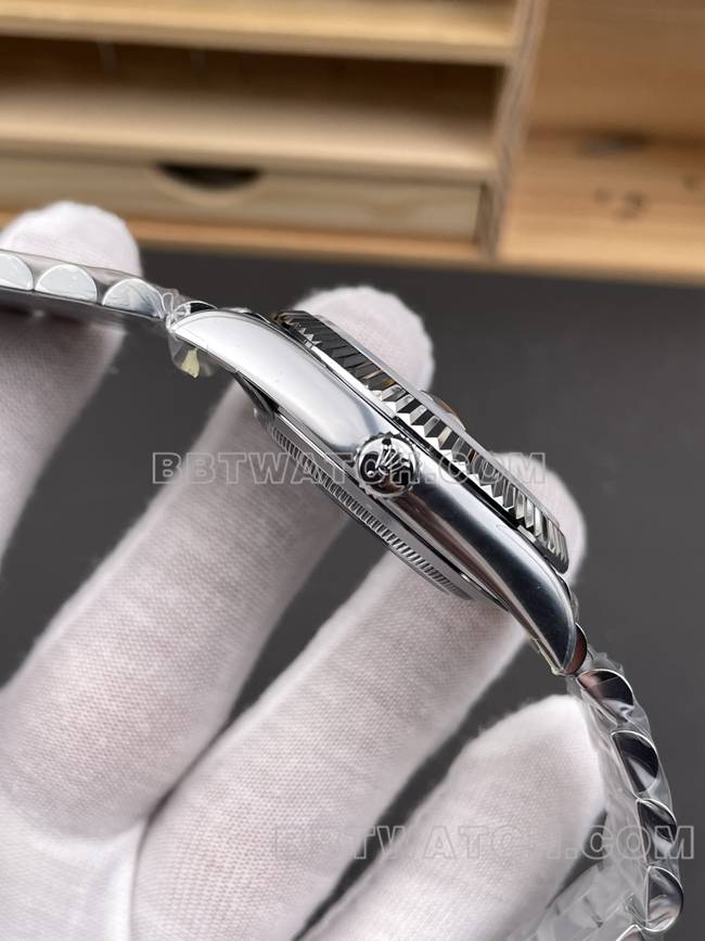 top-tier watch CBD factory Day-DateRolex3255 mechanical black dial40mmside live photo