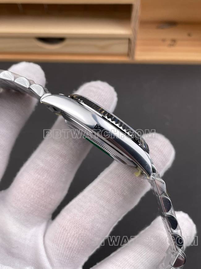 top-tier watch CBD factory Day-DateRolex3255 mechanical black dial40mmside live photo