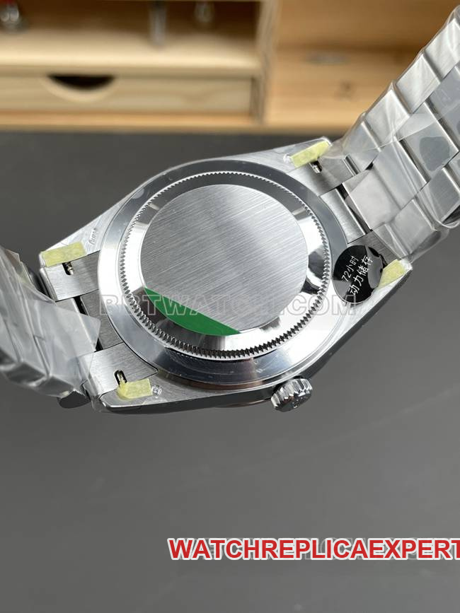 collectible watch CBD factory Day-DateRolex3255 mechanical ice blue dial40mmcaseback live photo