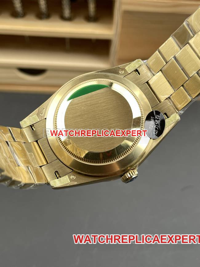 top-tier watch CBD factory black dialRolexDay-Dateyellow gold3255 mechanical no caseback live photo