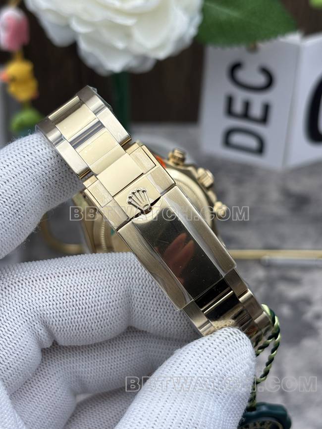 watch Daytona gold plate CBD factory Rolexyellow gold4131 mechanical braceletlive photos