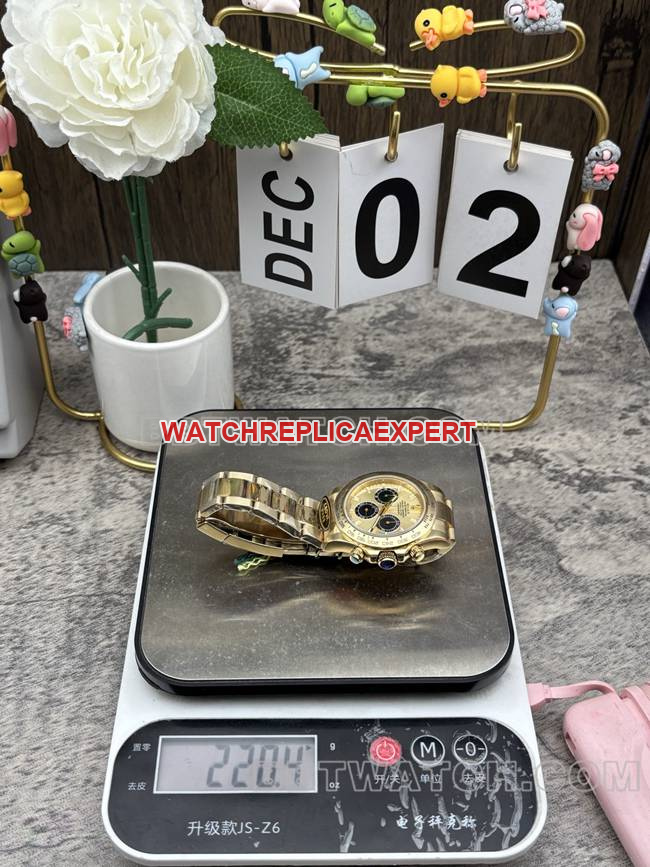 watch Daytona gold plate CBD factory Rolexyellow gold4131 mechanical front live photo