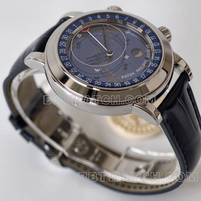 top-tier watch super complication timepiece PPF FactoryPatek Philippeblue dial6102front live photo