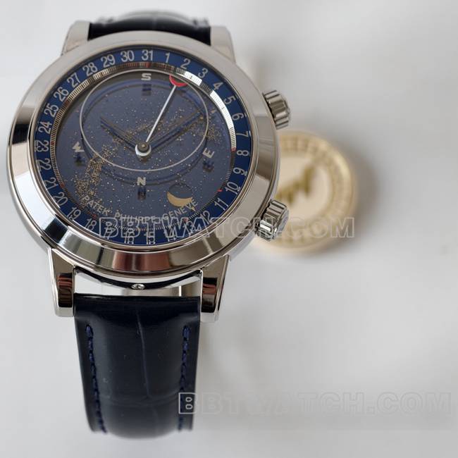 top-tier watch super complication timepiece PPF FactoryPatek Philippeblue dial6102front live photo