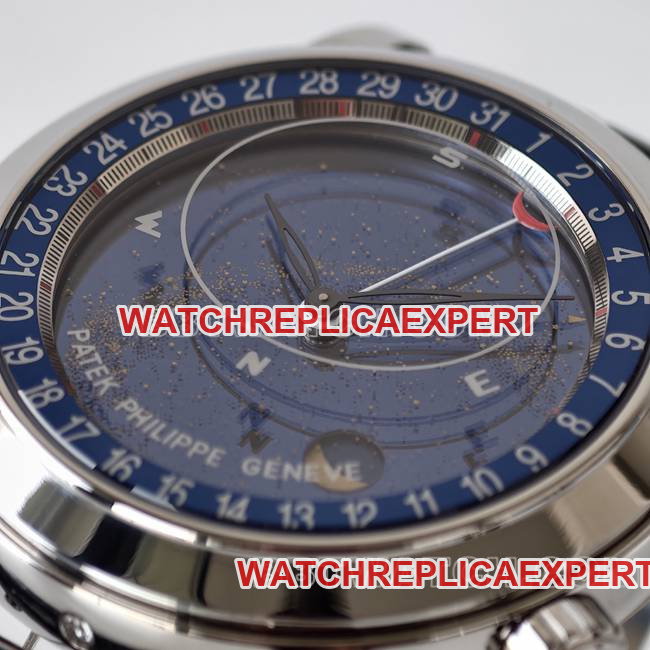 top-tier watch super complication timepiece PPF FactoryPatek Philippeblue dial6102front live photo