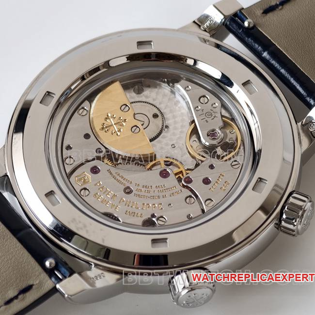 top-tier watch super complication timepiece PPF FactoryPatek Philippeblue dial6102caseback live photo