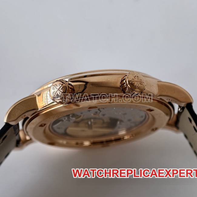 collectible watch super complication timepiece PPF FactoryPatek Philippeblack dial6102side live photo