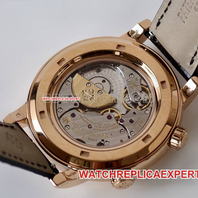 collectible watch super complication timepiece PPF FactoryPatek Philippeblack dial6102caseback live photo