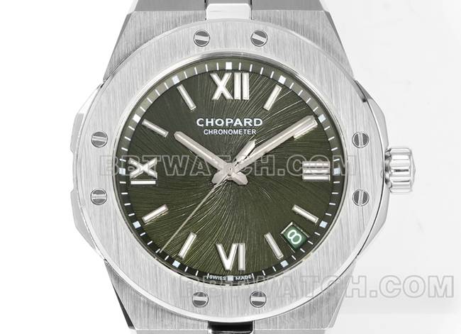 1:1replica watch Xueshan Aoyi GH factory Chopardgreen dial41mmfront live photo