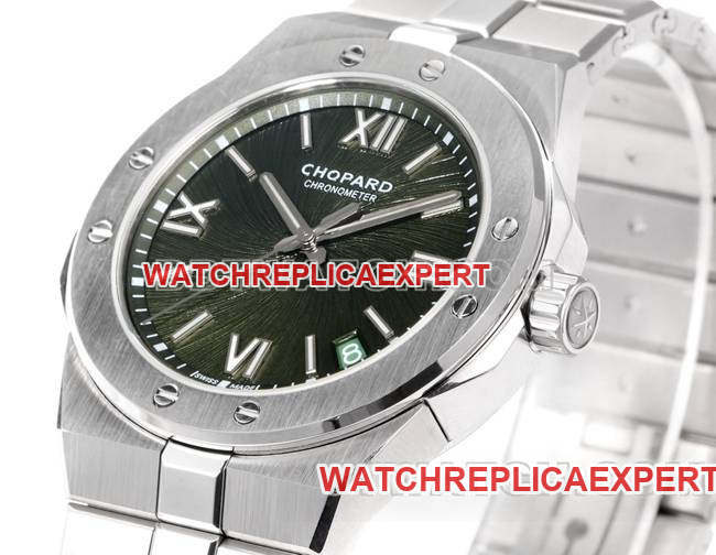 1:1replica watch Xueshan Aoyi GH factory Chopardgreen dial41mmfront live photo