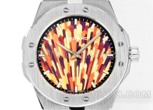 top-tier watch Xueshan Aoyi GH factory Chopard brown plate 41mm front live photo